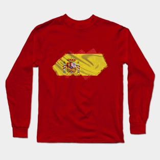 Spanish Flag Long Sleeve T-Shirt